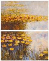 "Водяные лилии", N6, копия С.Камского картины Клода Моне. Диптих Артворлд.ру