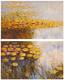 картина масло холст "Водяные лилии", N6, копия С.Камского картины Клода Моне. Диптих, Камский Савелий, LegacyArt