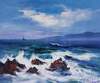 картина масло холст Картина маслом "В синем море, в белой пене…", Венгер Даниэль