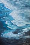картина масло холст Картина маслом "Все оттенки морской волны", Студия Vevers & Kamsky Артворлд.ру
