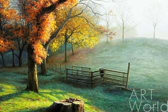 Картина маслом "Осень. Дни прощального тепла…" Артворлд.ру