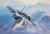 картина масло холст Картина маслом "Самолет Су-35. Покоряя небо", Камский Савелий, LegacyArt