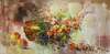 картина масло холст Натюрморт маслом "Корзина с цветами и фруктами", Камский Савелий, LegacyArt