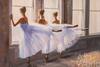 картина масло холст Картина маслом "Балерины в танцевальном классе", Родригес Хосе, LegacyArt Артворлд.ру