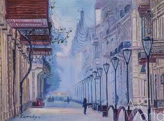 Картина маслом "По старым улицам гуляя..." Артворлд.ру