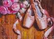 картина масло холст Картина маслом "Волшебные туфельки балерины", Камский Савелий, LegacyArt