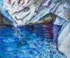картина масло холст Картина маслом "В сердце ледника", художник Е. Полунина, Полунина Елена