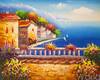 картина масло холст Пейзаж маслом "Средиземноморское настроение N33", Картины в интерьер, LegacyArt