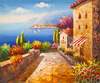картина масло холст Пейзаж маслом "Средиземноморское настроение N34", Картины в интерьер, LegacyArt