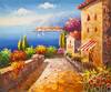 картина масло холст Пейзаж маслом "Средиземноморское настроение N34", Картины в интерьер, LegacyArt Артворлд.ру