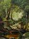 картина масло холст Копия картины Альберта Бирштадта "Белые горы", художник А. Ромм, Репродукции картин