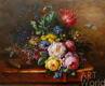 картина масло холст Копия картины Элизабет Конинг "Богатый цветочный натюрморт", художник С. Камский, Репродукции картин