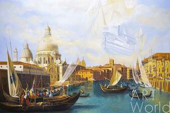 Копия картины по эскизу заказчика "Венеция", художник Савелий Камский Артворлд.ру