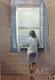 картина масло холст Копия картины Сальвадора Дали "Женская фигура у окна", художник С. Камский, Камский Савелий, LegacyArt