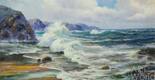 картина масло холст Морской пейзаж «Море, море, мир бездонный… N6», Лагно Дарья, LegacyArt
