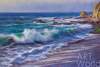 картина масло холст Морской пейзаж «Прибрежные волны», Лагно Дарья, LegacyArt