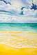 картина масло холст Морской пейзаж маслом "В изумрудном море N3", Лагно Дарья, LegacyArt
