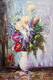 картина масло холст Натюрморт "Букет с желтой розой N2", Влодарчик Анджей, LegacyArt