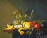 картина масло холст Копия натюрморта Яна Давидса де Хема "Натюрморт с лимоном, устрицами и виноградом", Репродукции картин