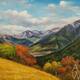 картина масло холст Картина маслом "Осень в горах N2", Родригес Хосе, LegacyArt