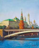 Картина маслом "Вид на Кремль. Летний полдень" Артворлд.ру