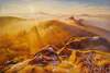 картина масло холст Картина маслом "Рассвет в горах", Ромм Александр, LegacyArt