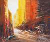 картина масло холст Картина маслом "Городские впечатления N3", Шарабарин Андрей, LegacyArt