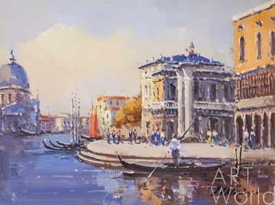картина масло холст Картина маслом "Сны о Венеции N21", Шарабарин Андрей, LegacyArt