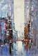 картина масло холст Картина маслом "На городских улицах N10", Виверс Кристина, LegacyArt