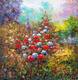 картина масло холст Пейзаж маслом "Цветущий сад N3", Виверс Кристина, LegacyArt