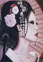 Портрет маслом "Memoirs of a Geisha. В поисках красоты. Мой взгляд. N11" Артворлд.ру